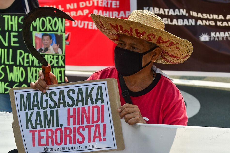 Scenes from the Anti-Terror bill protest: Despite their masks, they let their voices be heard 15