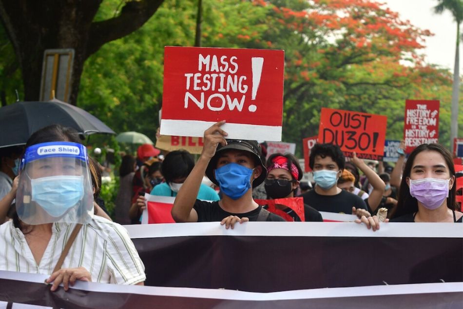 Scenes from the Anti-Terror bill protest: Despite their masks, they let their voices be heard 25