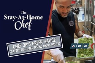 How to make Chef JP Anglo’s all-purpose Green Sauce that’s an ulam in itself | The Stay-at-Home Chef