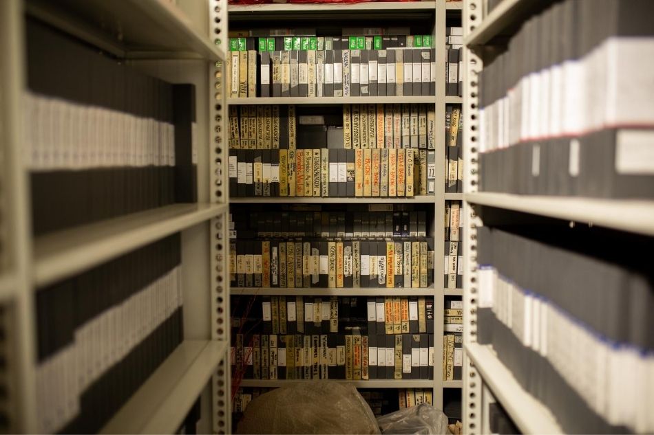 IN PHOTOS: Inside the basement office that rescues Pinoy movies for the next generation 8
