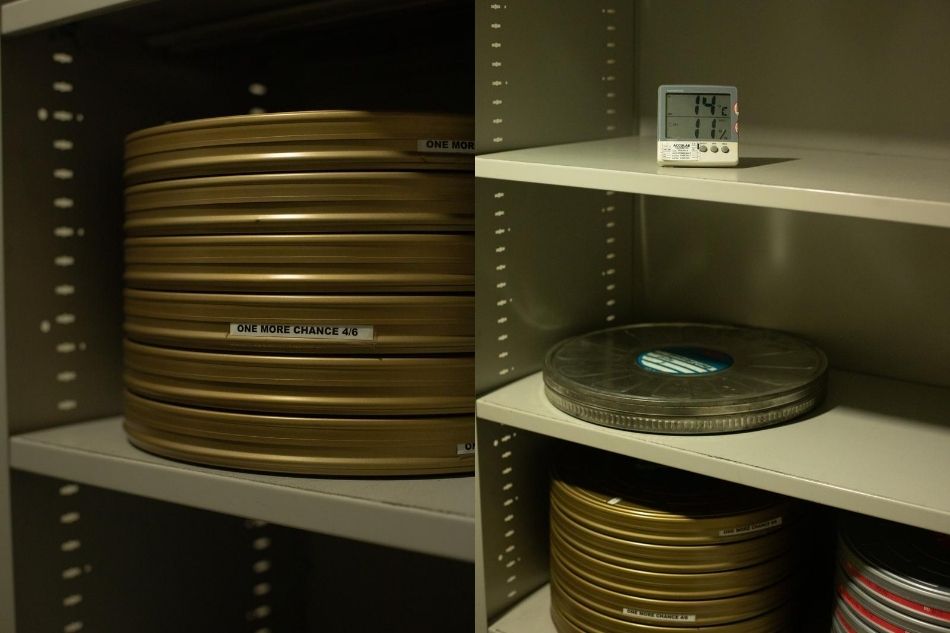 IN PHOTOS: Inside the basement office that rescues Pinoy movies for the next generation 17