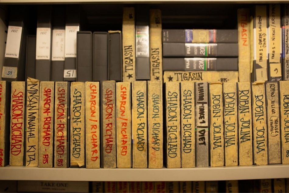 IN PHOTOS: Inside the basement office that rescues Pinoy movies for the next generation 26