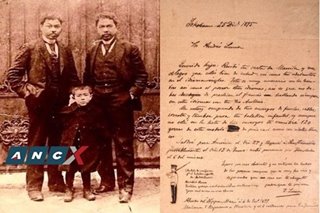 This revealing Christmas letter of Juan Luna to son Andres will be auctioned this month
