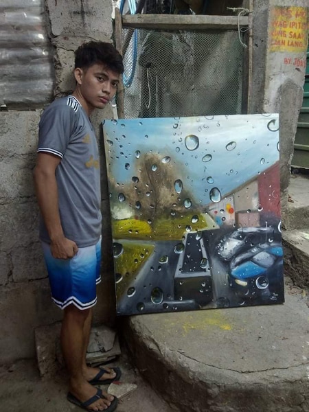 This painting about insufficient &#39;ayuda&#39; is gaining thousands of fans online 5