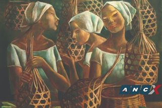 Sold at P52.6 M! Anita Magsaysay-Ho’s painting of women with baskets is auction’s brightest star
