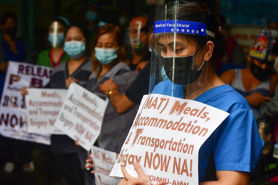 Filipino healthcare workers