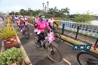 Ilonggos show support for Leni candidacy on their bikes