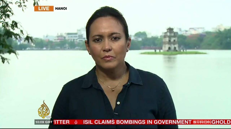 Marga Ortigas reporting from Hanoi