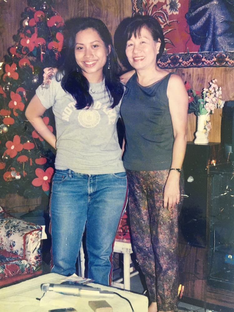 Rose with mom Luz