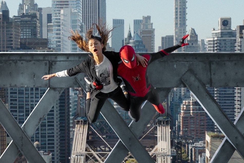Zendaya and Tom Holland in Spider-Man: No Way Home 