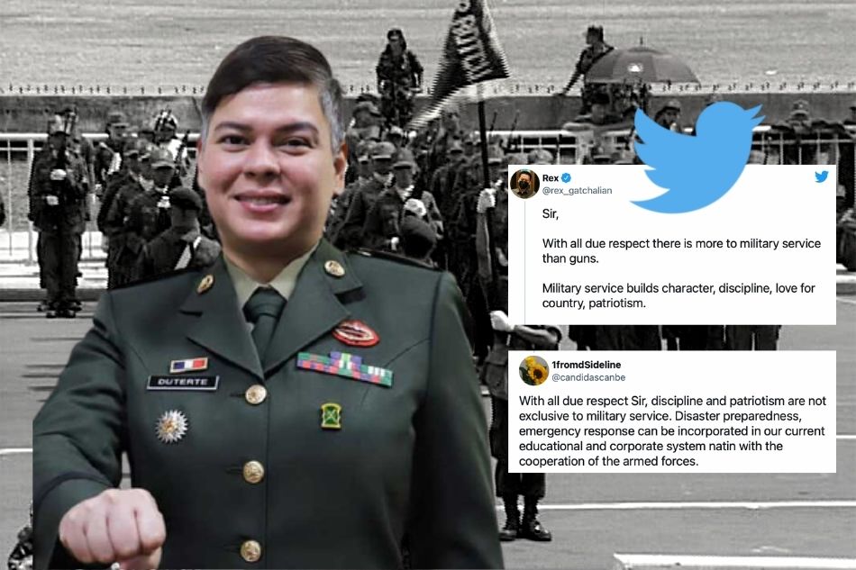 Netizens react to Mayor Sara’s military service idea 2