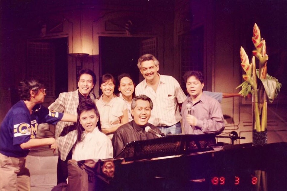 With Hajji, Rachel, Willy Cruz, Stephanie Quirino, Ryan Cayabyab, and Leo Rialp