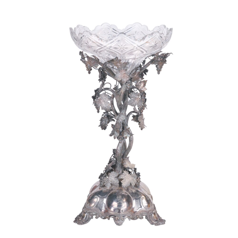 Lot 1491  A Sterling Silver Epergne