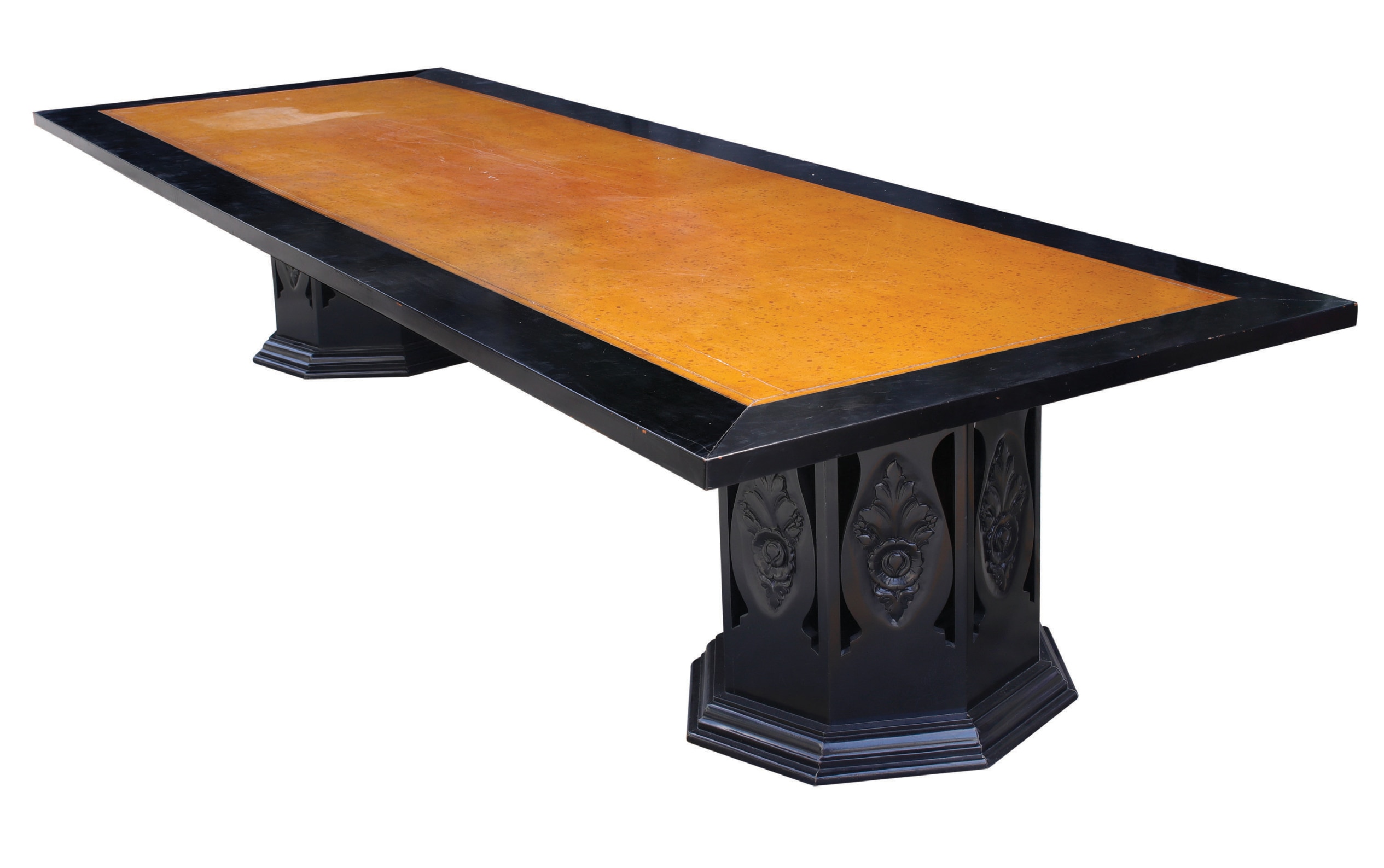 Lot 1562  A Double Pedestal Dining Table 