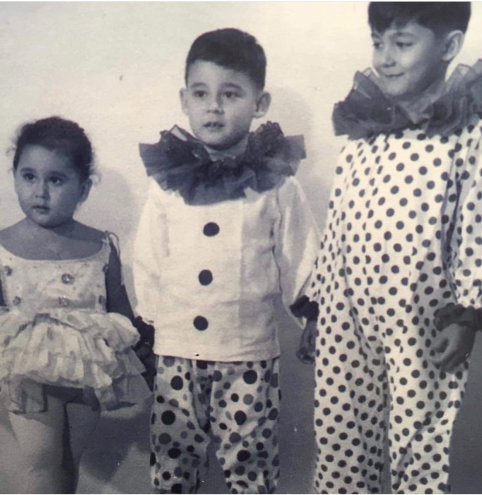 Young Cherie Gil with brothers Mark and Michael 