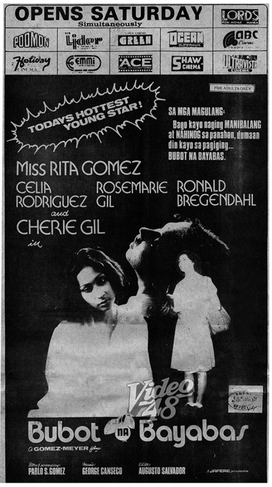 Cherie Gil with Rita Gomez and Celia Rodriguez.