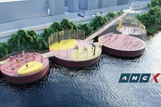 Are these floating parks the future of Pasig river?