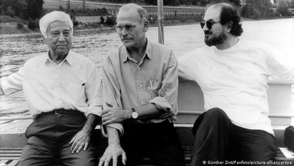 Günter Wallraff, Salman Rushdie, and Aziz Nesin 