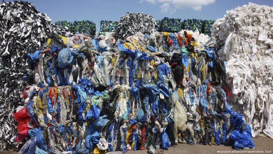 Recycling existing products is less energy intensive than making virgin plastics