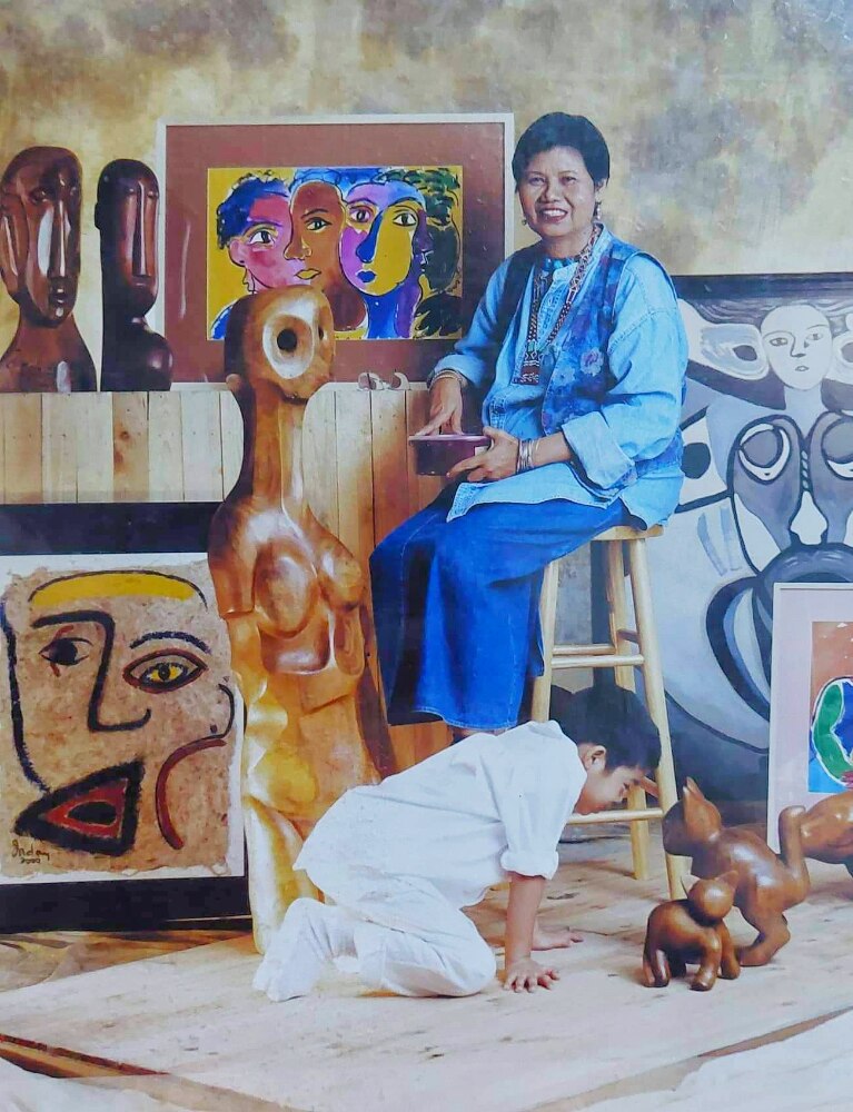 The late artist Inday Cadapan 