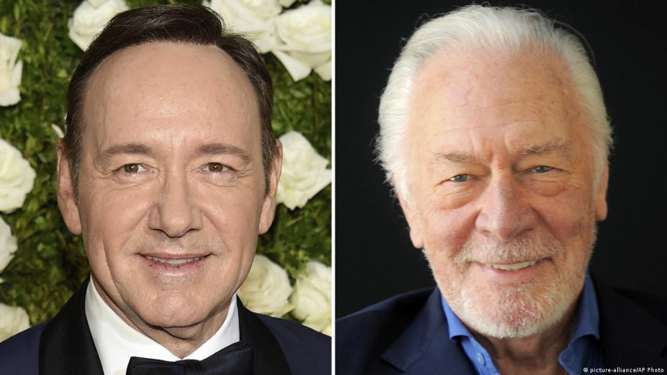 Ridley Scott (right) has cut Kevin Spacey from his latest film, 'All The Money in the World'