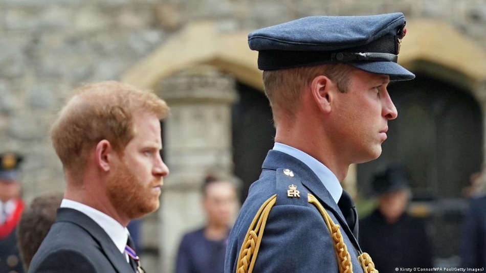 Brothers and princes: Harry and William