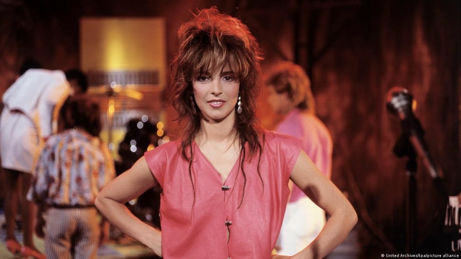 Singer Nena in the 1980s