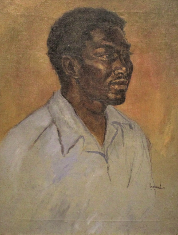 Sansó’s early student work, 1948, oil on canvas