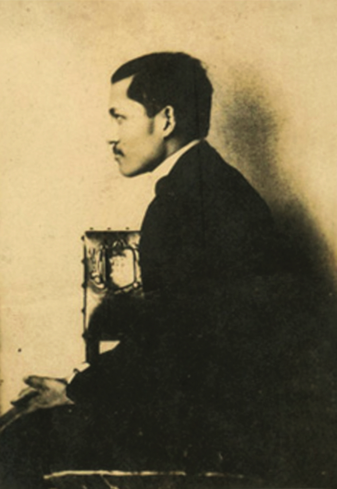 Photograph of Jose Rizal in London. Image courtesy of Presidential Museum and Library PH.
