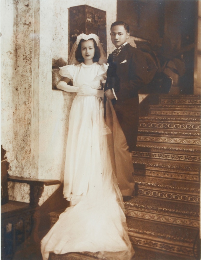 Juan Marcos Arellano with his wife Natividad Ocampo