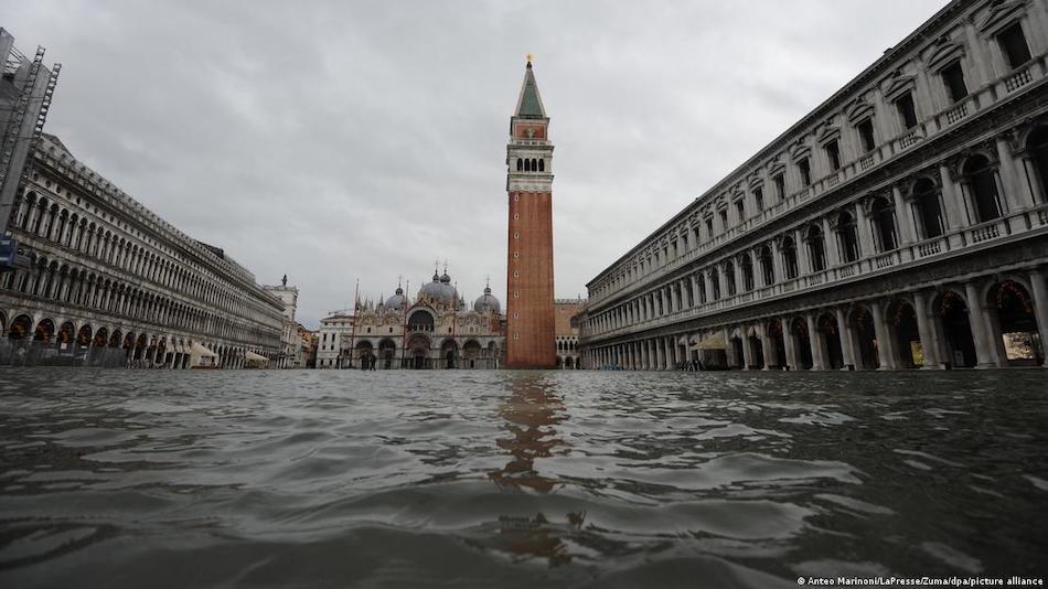 Venice has suffered extensive flooding in the past — climate change could make this a more regular occurrence.