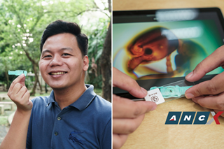 Filipino inventor of keychain microscope wins Dyson award
