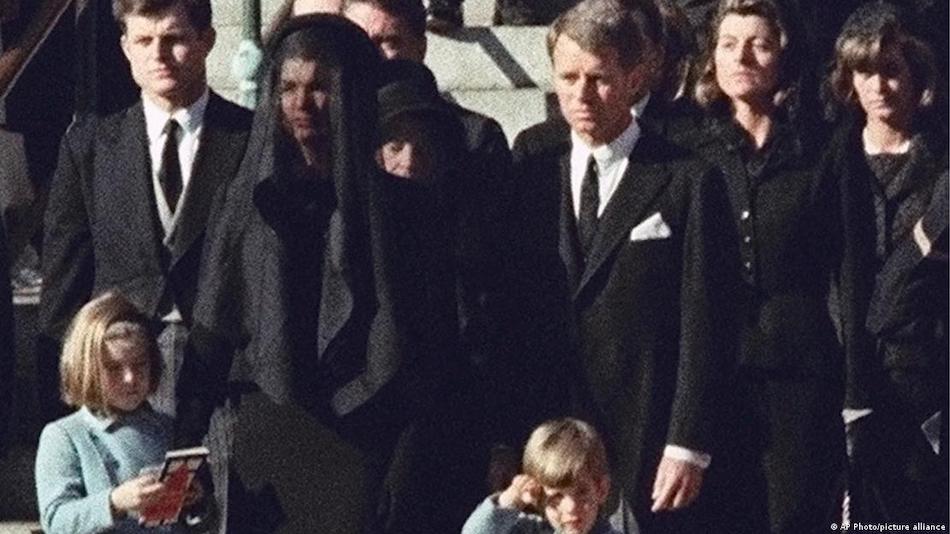 John F. Kennedy Jr salutes his slain father in one of the iconic images of the 1960s