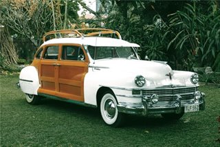 How this '47 Town & Country wagon found new life as bridal car