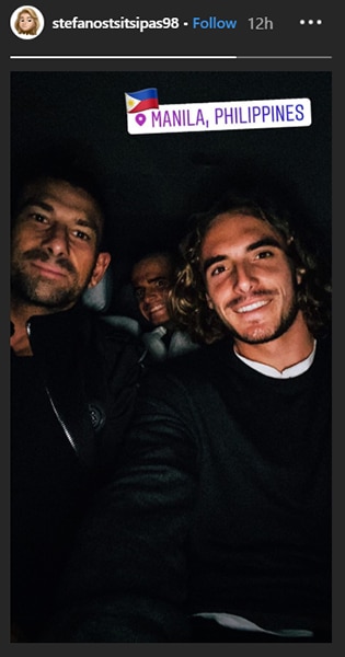 In case you missed it—top tennis player Stefanos Tsitsipas is in Manila 3