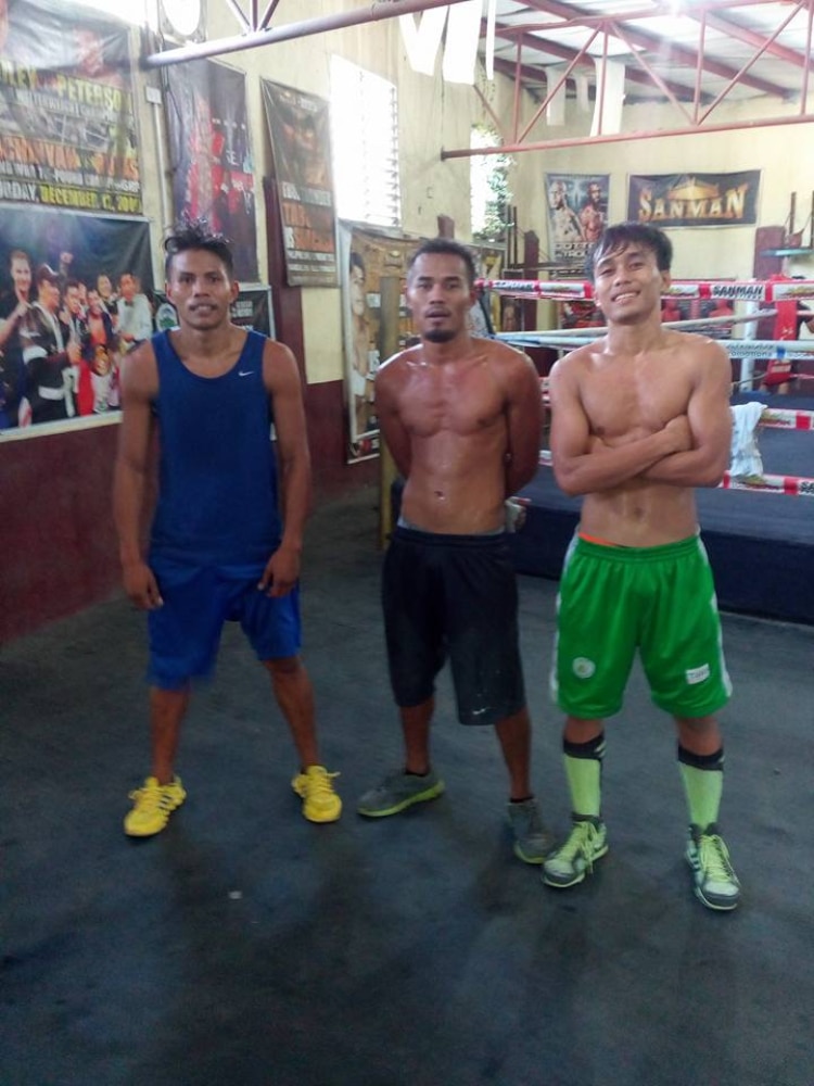 The Apolinario brothers (from left) Pol, John Mark Apolinario, and Dave 