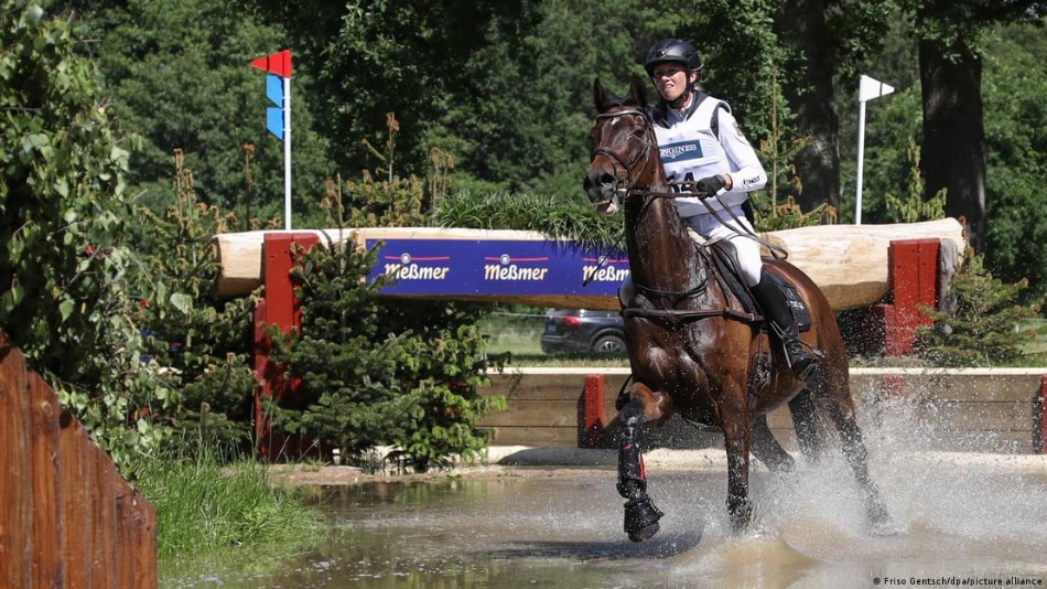 German eventing rider Anna Siemer is keen to learn more about her horse
