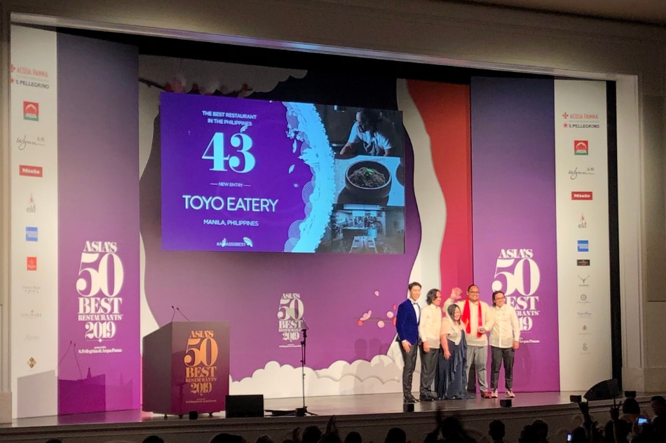 Toyo Eatery is only Pinoy resto that made it to Asia’s 50 Best Restaurants 2019 8