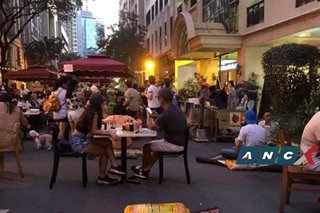 LOOK! Makati closes Leviste and Rada Streets for Valentine outdoor dining