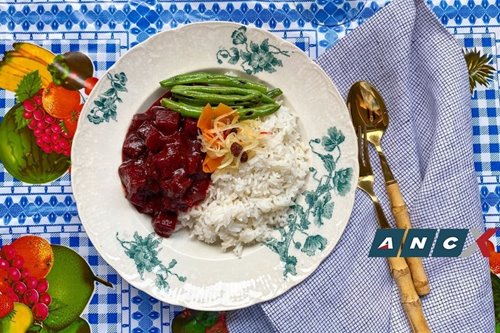 Chef Miko Calo’s new vegan idea: adobo beets on rice
