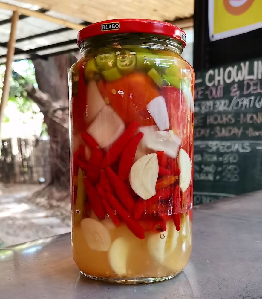 Chef Eric Hermes' fermented chilies