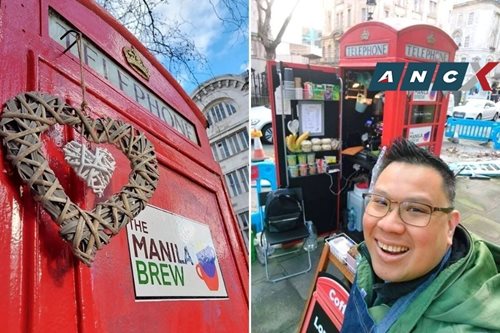 This Pinoy opened a café in a London photo booth