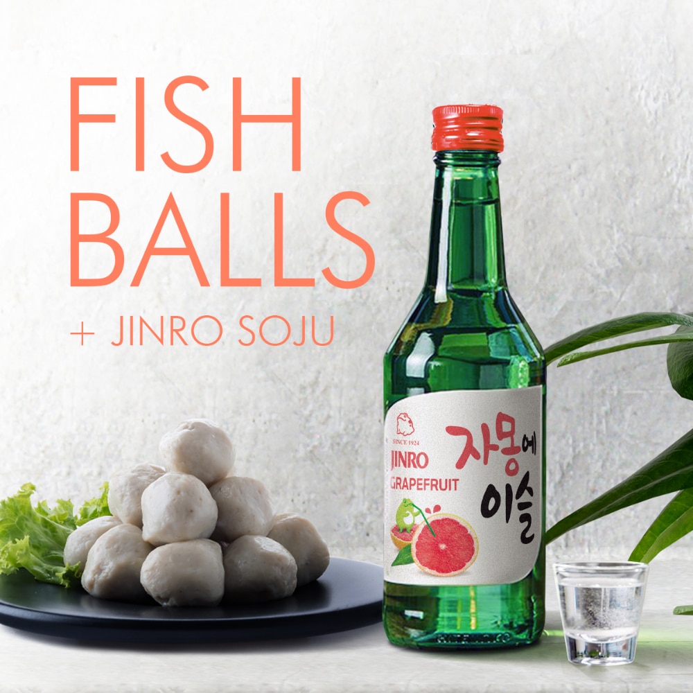 Fishballs with Jinro