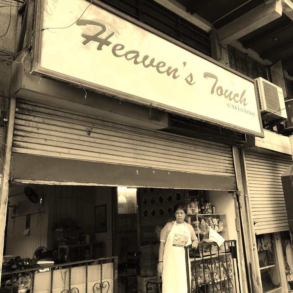 Nanay Gay at Heaven's Touch Cuisine in Asturias St. in Sampaloc, Manila. 