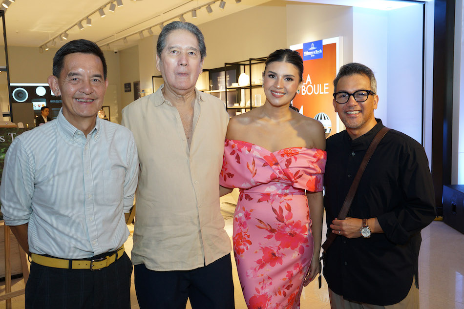 Philip Cu-Unjieng, Johnny Manahan, Juana Manahan-Yupangco, and Franco Laurel