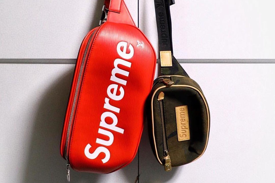 supreme fanny pack lv