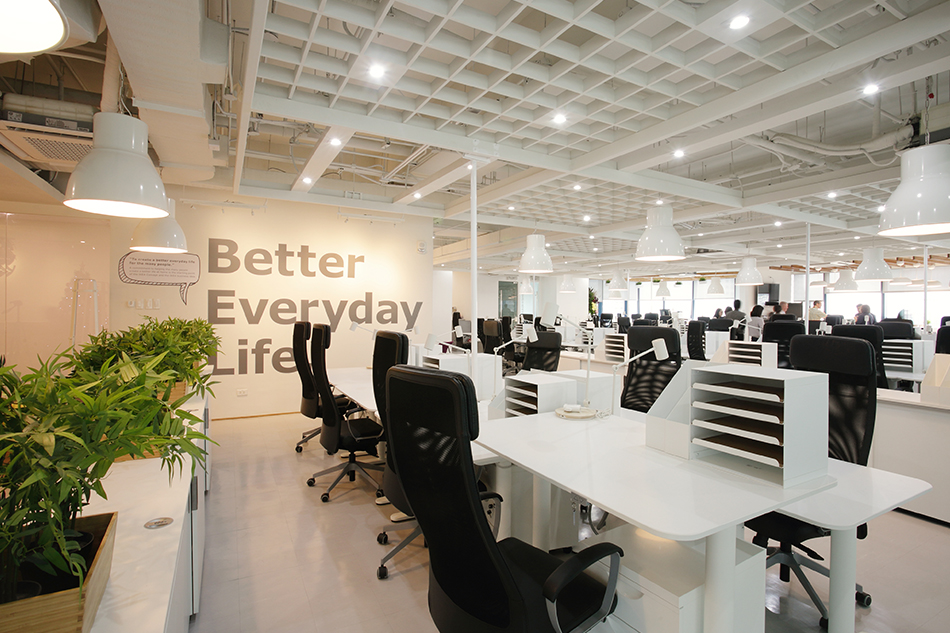 Ancxclusive Ikea S Bright Manila Hq Makes The Open Office Idea