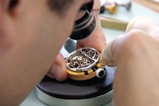 In Nyon, Switzerland, watchmakers assemble Hublot pieces by hand