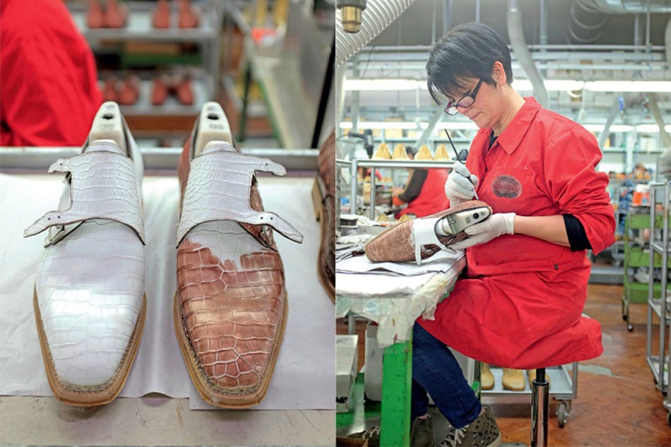 We visited the Santoni workshop in Italy to learn how they make their handmade shoes 8