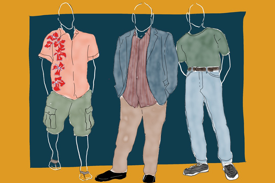 dressing like a dad